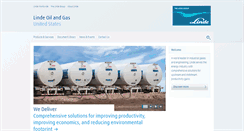 Desktop Screenshot of lindeoilandgas.com